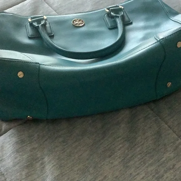 Tory Burch Blue Satchel - Picture 4 of 10